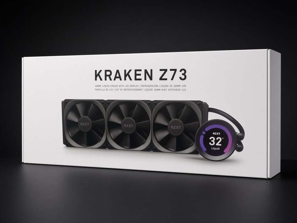 NZXT Kraken Z73 360mm AIO CPU Liquid Cooler with LCD Display